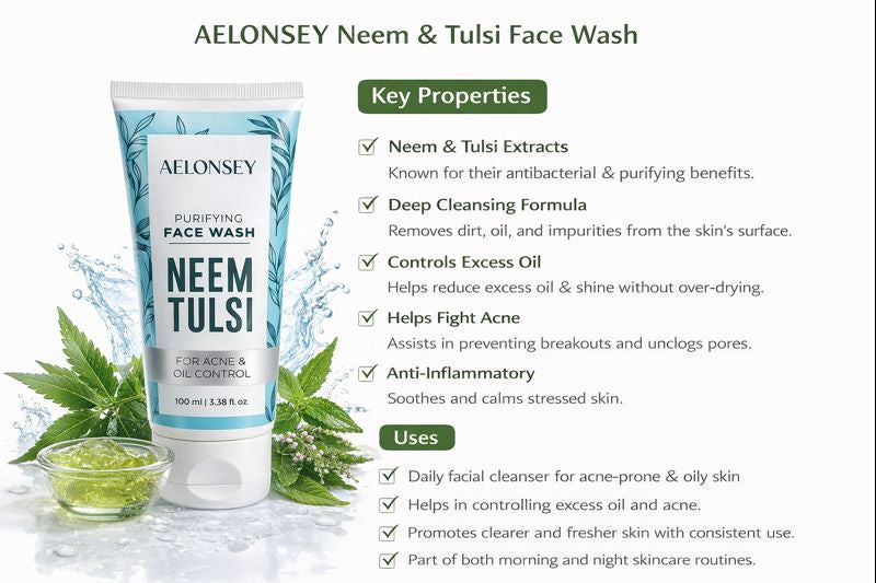 Neem Tulsi facewash 7-Day acne Reset Kit
